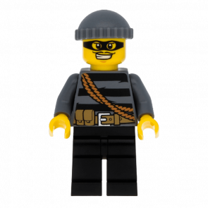 Фигурка Lego 973pb1322 Burglar City Police cty0358 Б/У - Retromagaz
