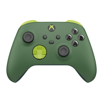 Геймпад Беспроводной Microsoft Xbox Series Controller + Charge and Play Kit Remix Special Edition QAU-00114 Green Новый - Retromagaz