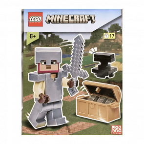 Конструктор Lego Фігурка Knight with Chest and Anvil Foil Pack Minecraft 662309 min146 Новий - Retromagaz