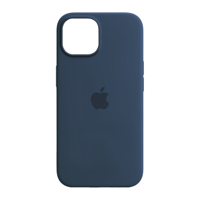 Чехол Силиконовый RMC Apple iPhone 15 Storm Blue - Retromagaz