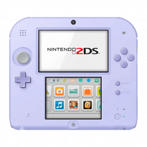 Консоль Nintendo 2DS + Коробка Модифицированная 32GB Purple + 10 Встроенных Игр Б/У - Retromagaz