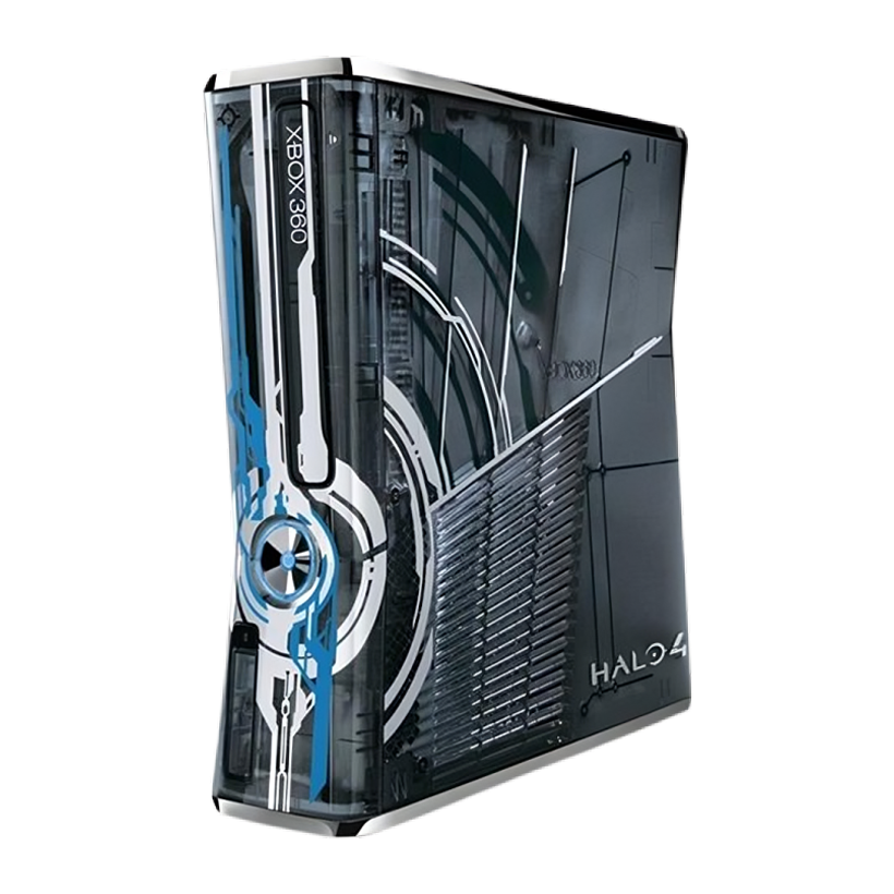 Консоль Microsoft Xbox 360 S Halo Limited Edition Freeboot 250GB Silver + 5 Вбудованих Ігор Без Геймпада Б/У - Retromagaz