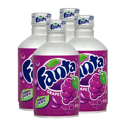 Набір Напій 4шт Fanta Grape (Japan) 300ml - Retromagaz