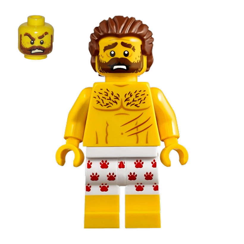 Фигурка Lego People Crook Male Bare Chest City cty0850 Б/У - Retromagaz