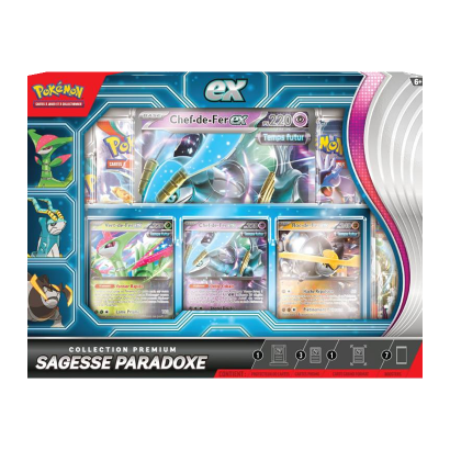Картки Коллекционные Игра Pokemon Paradox Wisdom - Premium Collection - Retromagaz