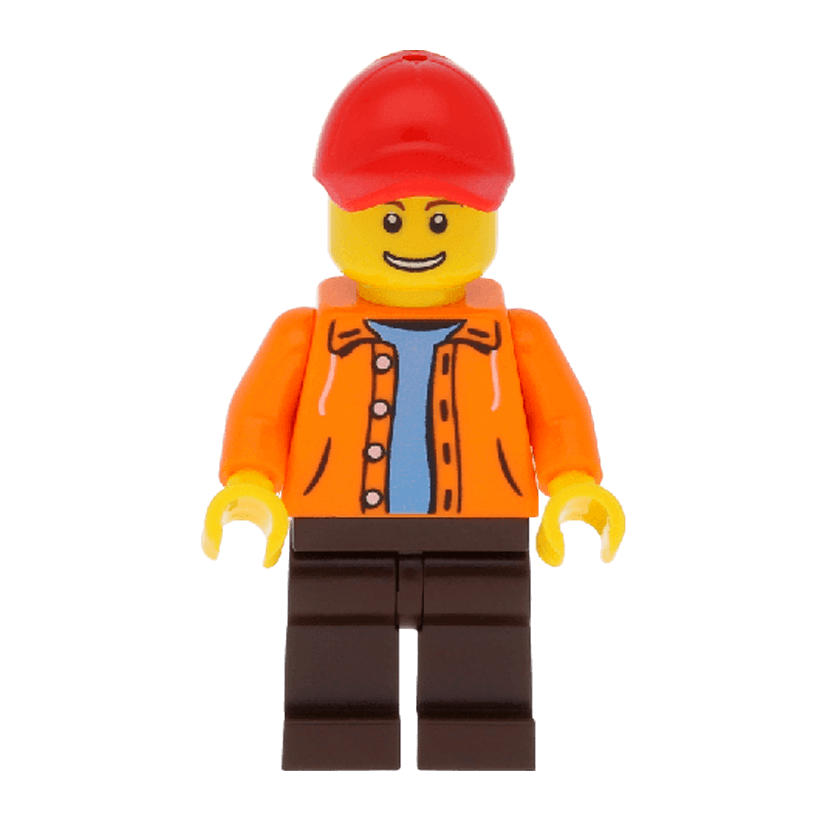 Фигурка Lego People 973pb0906 Ferris Wheel Operator City twn237 Б/У - Retromagaz