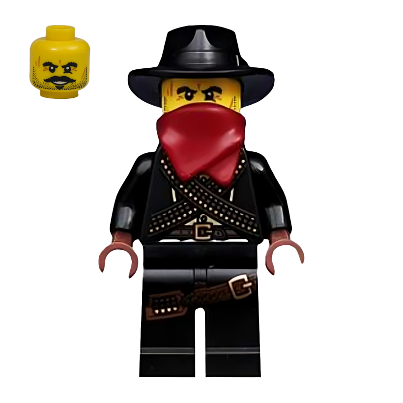 Фігурка Lego Series 6 Bandit Collectible Minifigures col06-5 col085 Б/У - Retromagaz