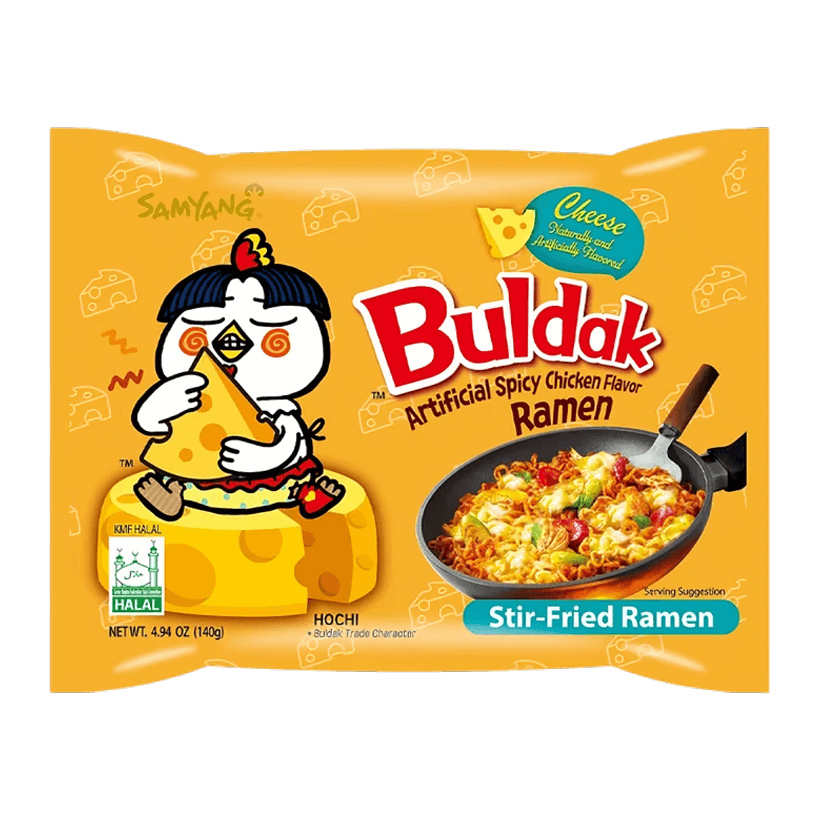 Локшина Samyang Buldak Hot Cheese (Сирна) Гостра 140g - Retromagaz