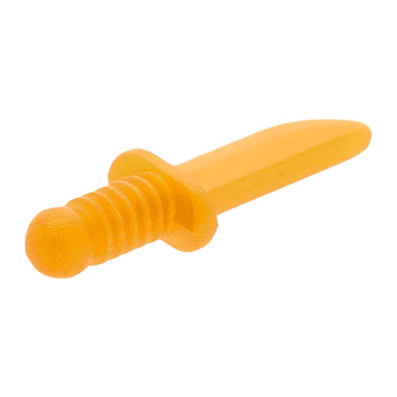 Зброя 2шт Lego Інше Knife 44658a 4219836 4542586 4617761 Pearl Gold Б/У - Retromagaz