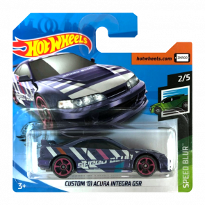 Машинка Базова Hot Wheels Custom '01 Acura Integra GSR Speed Blur 1:64 GHD33 Purple