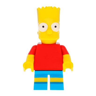 Фигурка Lego Cartoons The Simpsons Bart with Slingshot in Back Pocket Pattern sim008 1шт Б/У Хороший - Retromagaz