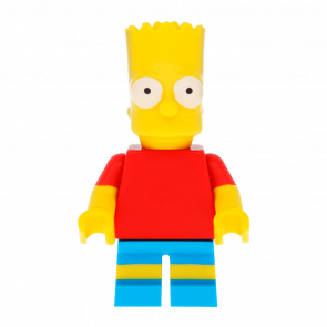 Фигурка Lego Cartoons The Simpsons Bart with Slingshot in Back Pocket Pattern sim008 1шт Б/У Хороший