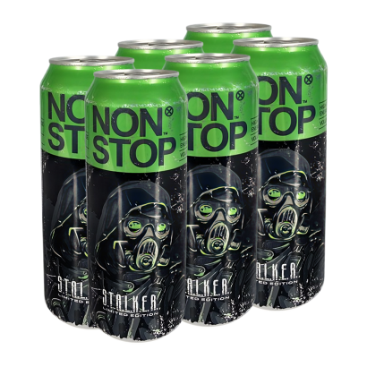 Набір Напій Енергетичний 6шт Non Stop Stalker 2 Green 500ml - Retromagaz