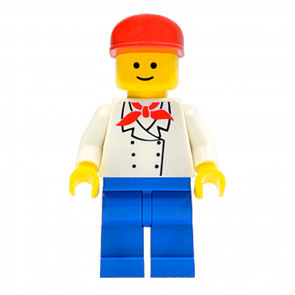 Фігурка Lego City People 973px3 Chef Ice Cream Vendor chef012 Б/У Нормальний