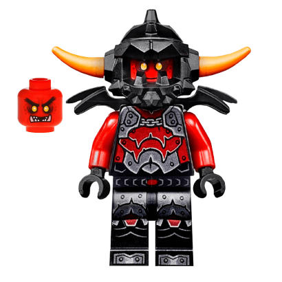 Фигурка Lego Nexo Knights Lava Monster Army Ash Attacker nex005 1шт Б/У Хороший - Retromagaz
