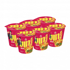 Набір Локшина 6шт Ottogi Jin Ramen у Стаканчику Гостра 65g Набір Локшина 6шт Ottogi Jin Ramen у Стаканчику Гостра 65g - Retromagaz