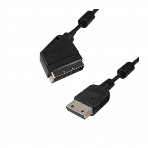 Кабель Sega Dreamcast MK-55161 SCART RGB Europe - AV Multi Out Black 1.8m Б/У - Retromagaz