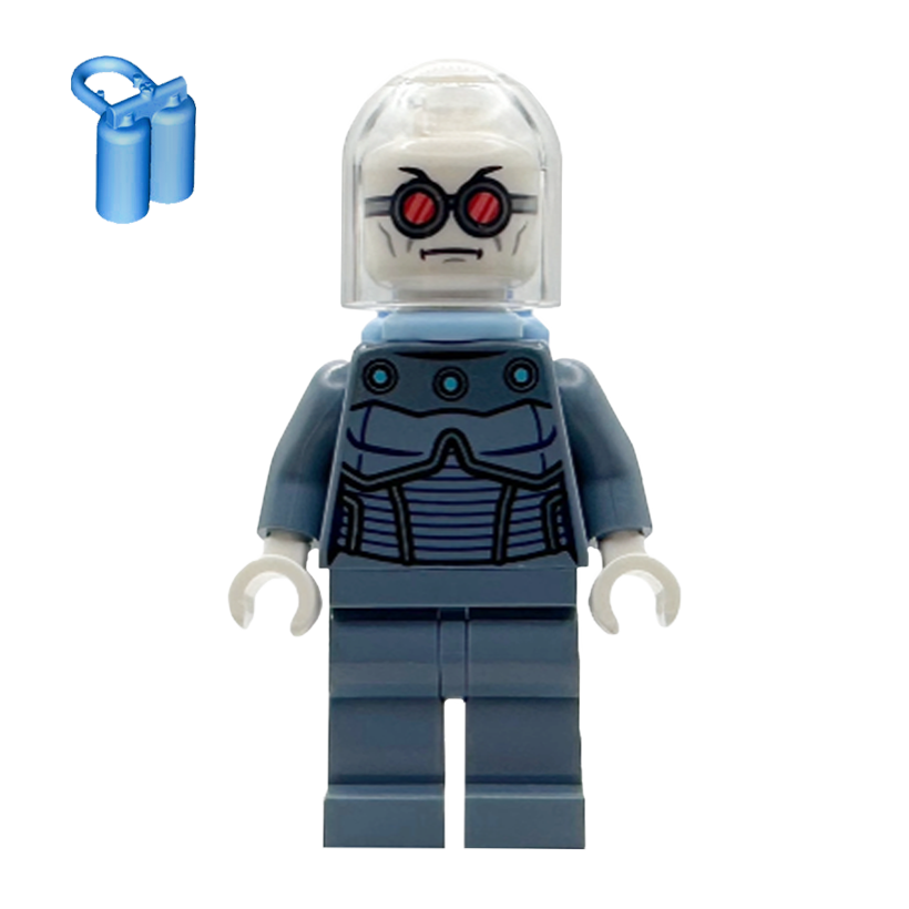 Фігурка Lego DC Mr. Freeze Sand Blue Outfit Bright Light Blue Air Tanks Super Heroes sh1082 Б/У - Retromagaz