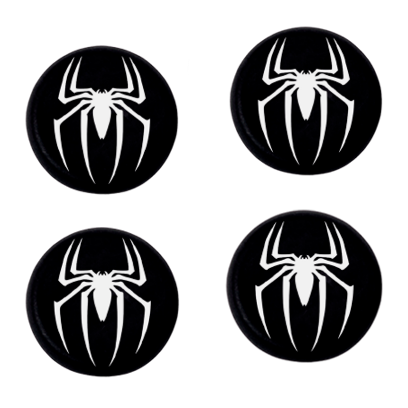 Набор Накладки на Стики 2шт 2шт RMC Spider-Man PlayStation 5 4 3 2 1 Xbox Series One 360 Switch 2 Black White - Retromagaz