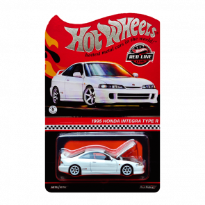 Машинка Premium Hot Wheels 1995 Honda Integra Type R Red Line Club RLC 1:64 HMY22 White