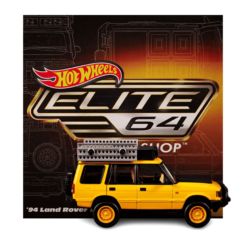Машинка Premium Hot Wheels '94 Land Rover Discovery Elite 64 1:64 HNJ65 Yellow - Retromagaz