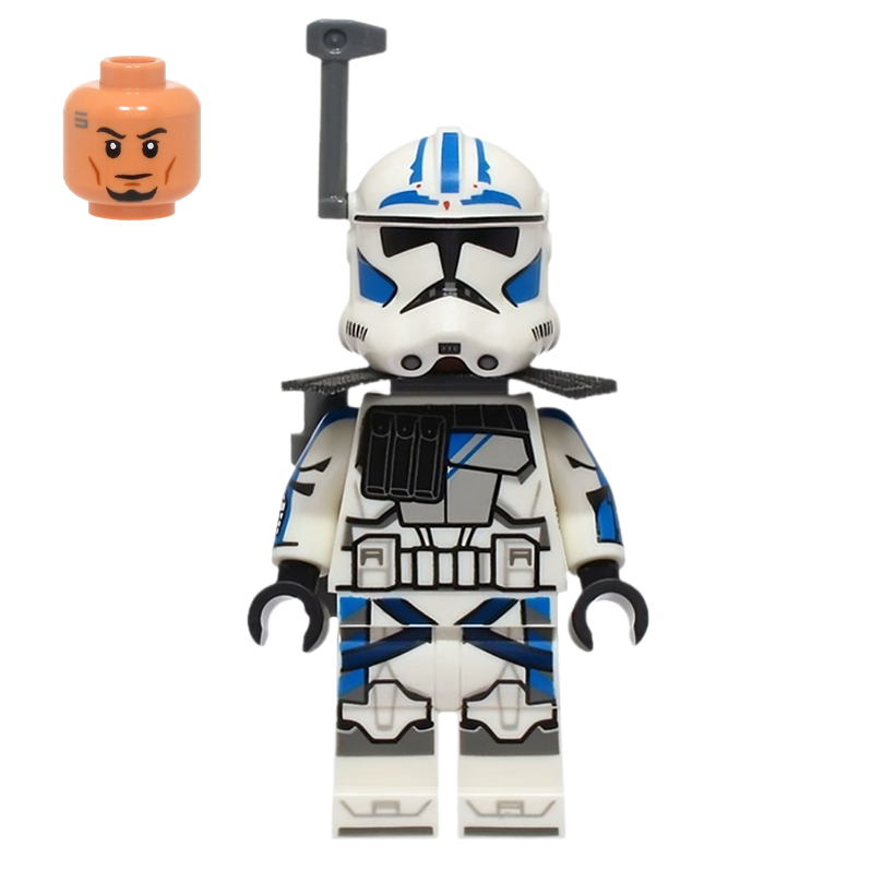 Фігурка Lego Республіка Clone ARC Trooper Fives 501st Legion Phase 2 Star Wars sw1329 75387 Новий - Retromagaz