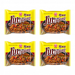Набор Лапша 4шт Ottogi Jin Jjajang Рамьон Неострая 135g - Retromagaz