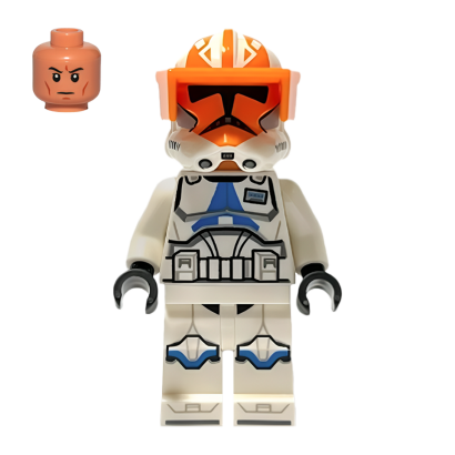 Фігурка Lego Республіка Clone Captain Vaughn 501st Legion 332nd Phase 2 Star Wars sw1277 75359 Новий - Retromagaz