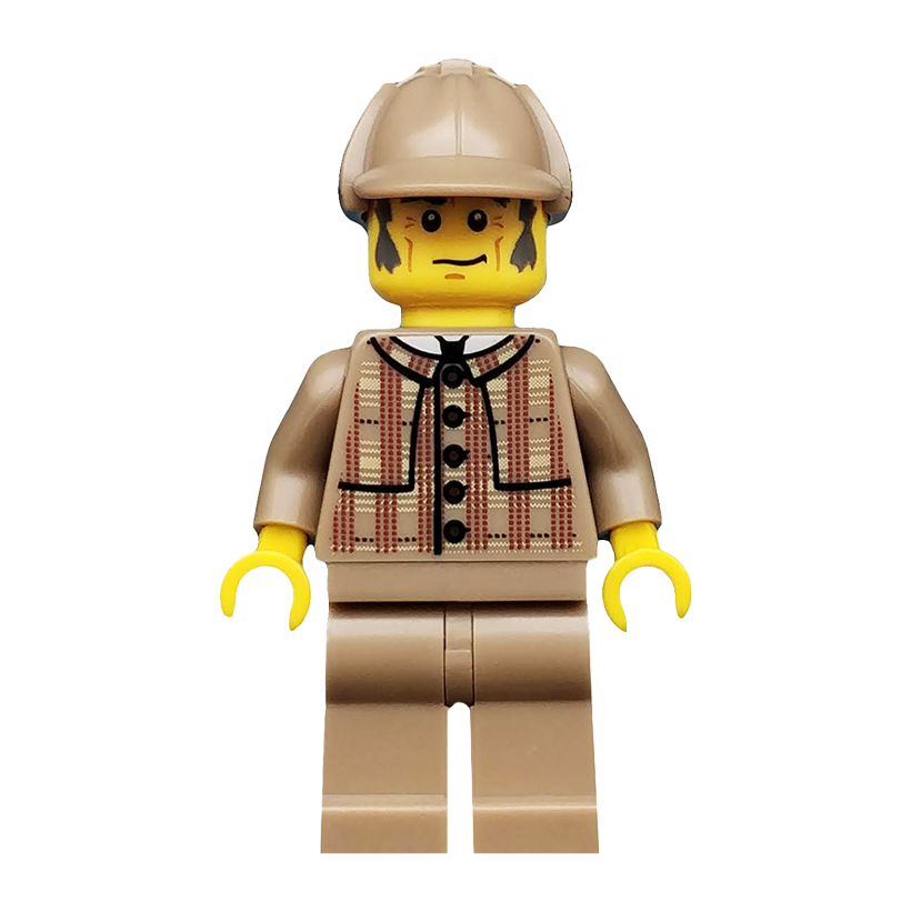 Фігурка Lego Series 5 Detective Sherlock Holmes Collectible Minifigures col05-11 col075 Б/У - Retromagaz