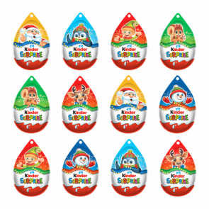 Набір Шоколадне Яйце 12шт Kinder Surprise Christmas На Ялинку Різдвяні 20g Набір Шоколадне Яйце 12шт Kinder Surprise Christmas На Ялинку Різдвяні 20g - Retromagaz