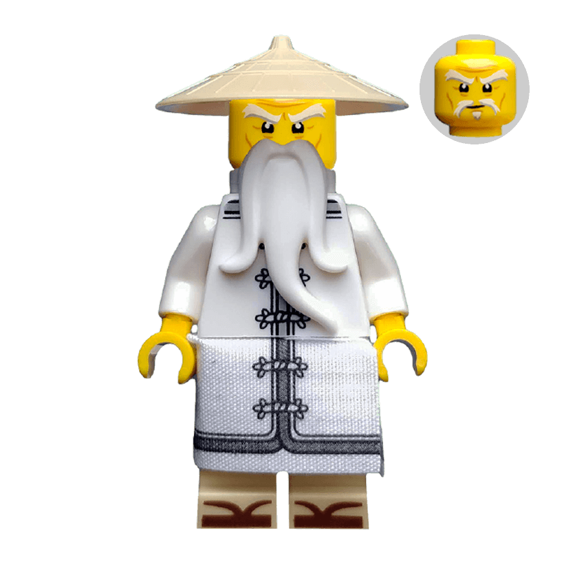 Фигурка Lego Ninjago Others Sensei Wu njo354 1 Б/У Отличное - Retromagaz