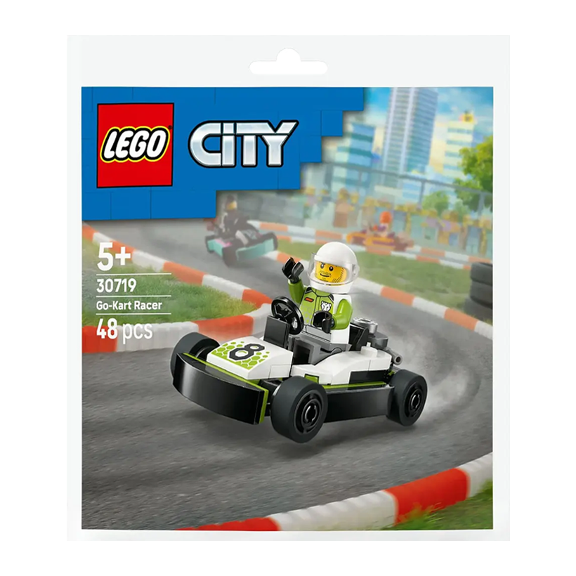 Конструктор Lego Гонщик на Картинге Paper Bag City 30719 Новый - Retromagaz