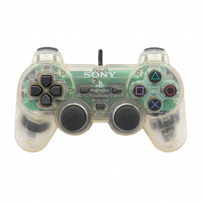 Геймпад Проводной Sony PlayStation 1 SCPH-1200 DualShock Clear Crystal 2m Б/У - Retromagaz