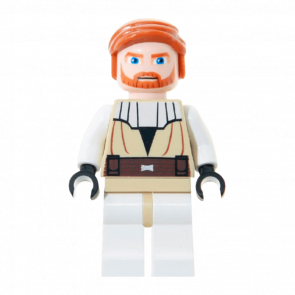 Фигурка Lego Star Wars Джедай Obi-Wan Kenobi Clone Wars sw0197 1 Б/У Хороший