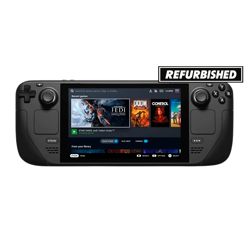 Консоль Valve Steam Deck OLED Certified Refurbished 1TB Black Новый - Retromagaz
