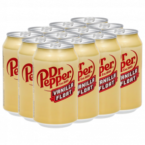 Набор Напиток 12шт Dr Pepper Vanilla Float Zero Sugar 330ml