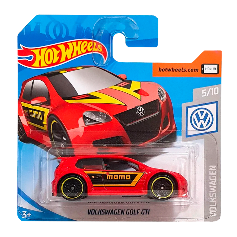 Машинка Базова Hot Wheels Volkswagen Golf GTI MOMO Volkswagen 1:64 FYD58 Red - Retromagaz