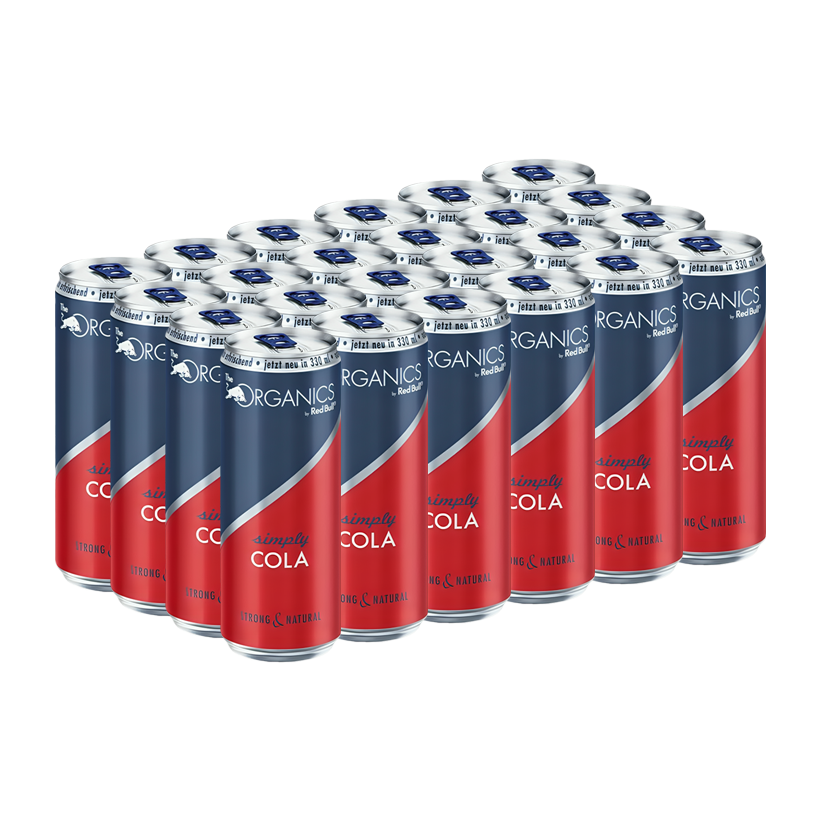 Набор Напиток Энергетический 24шт Red Bull Organics Simply Cola 330ml - Retromagaz
