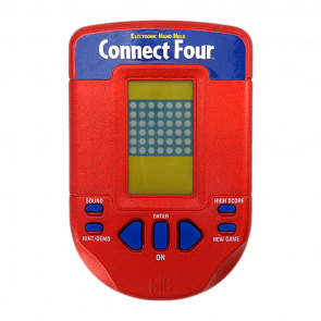 Консоль Hasbro Electronic Hand Held Connect Four Red Blue Б/У Хороший - Retromagaz