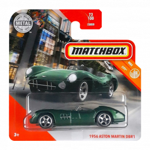 Машинка Большой Город Matchbox 1956 Aston Martin DBR1 City 1:64 GKM33 Green - Retromagaz