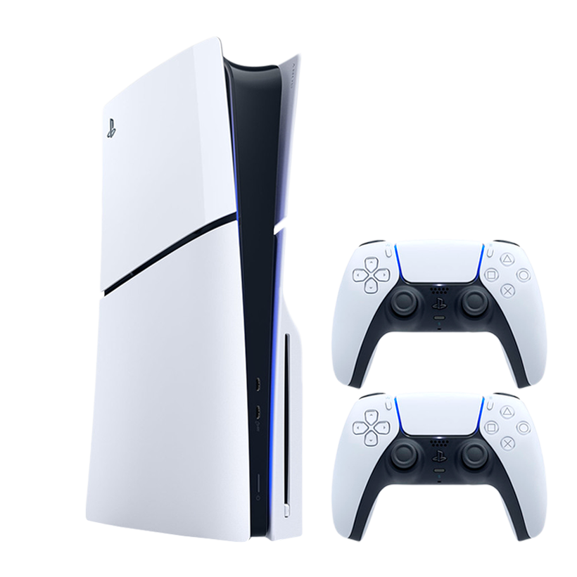 Набор Консоль Sony PlayStation 5 Slim Blu-ray 1TB White Новый  + Геймпад Беспроводной DualSense - Retromagaz