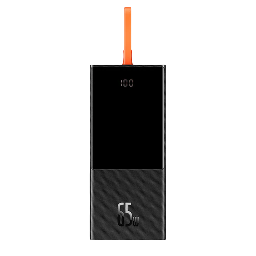 Портативный Аккумулятор Power Bank Baseus Elf Digital Display Black 20000 mAh 65 W - Retromagaz