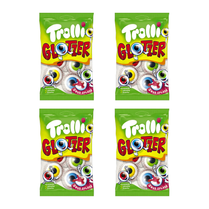 Набір Цукерки Жувальні 4шт Trolli Glotzer Halloween 75g - Retromagaz