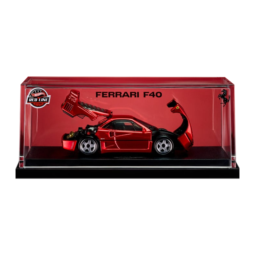 Машинка Premium Hot Wheels Ferrari F40 Red Line Club RLC 1:64 JJY72 Red - Retromagaz