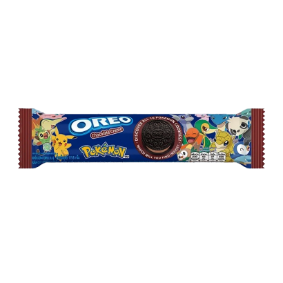 Печиво Oreo Pokemon Chocolate Creme 119.6g - Retromagaz