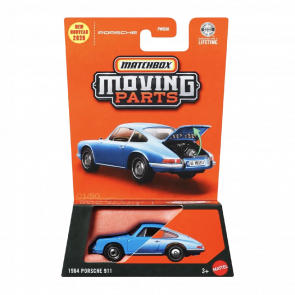 Тематична Машинка Matchbox 1964 Porsche 911 Moving Parts 1:64 JHV38 Blue - Retromagaz