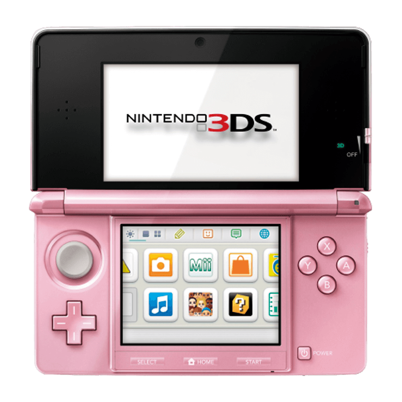 Консоль Nintendo 3DS Модифікована 32GB Pearl Pink + 10 Вбудованих Ігор Б/У Нормальний - Retromagaz