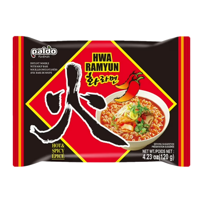 Локшина Paldo Hwa Ramyun з Гострим Перцем Гостра 120g - Retromagaz