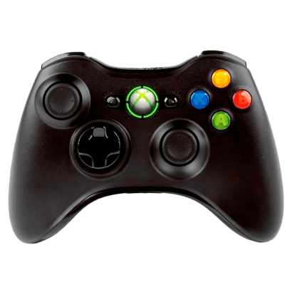 Геймпад Бездротовий Microsoft Xbox 360 1403 Black Б/У - Retromagaz