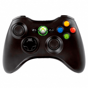 Геймпад Бездротовий Microsoft Xbox 360 Black Б/У Хороший - Retromagaz